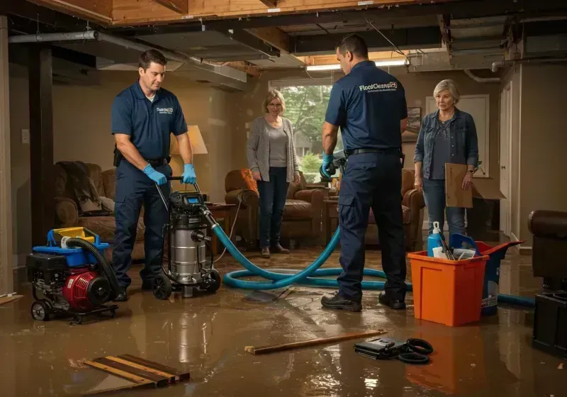 Basement Water Extraction and Removal Techniques process in Lowell, MI