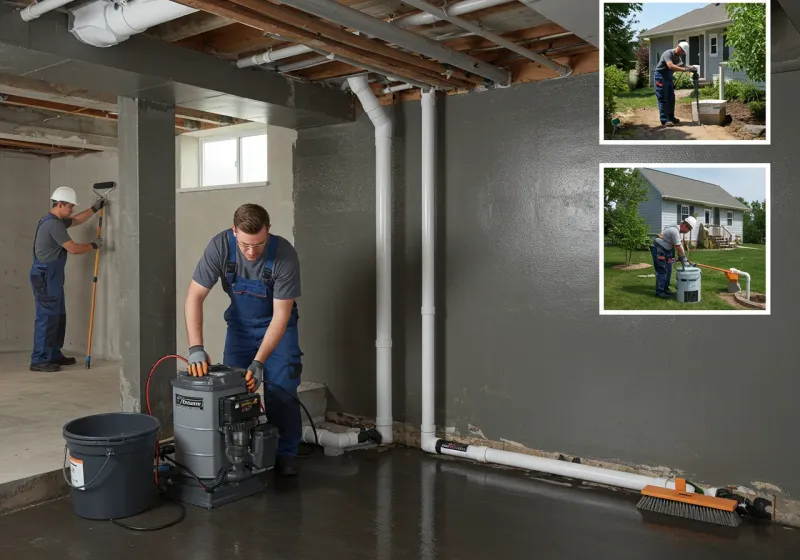 Basement Waterproofing and Flood Prevention process in Lowell, MI